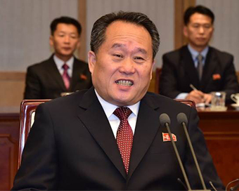 North Korean Foreign Minister Ri Son-gwon 